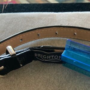 Brighton Cheeta print Leather Belt